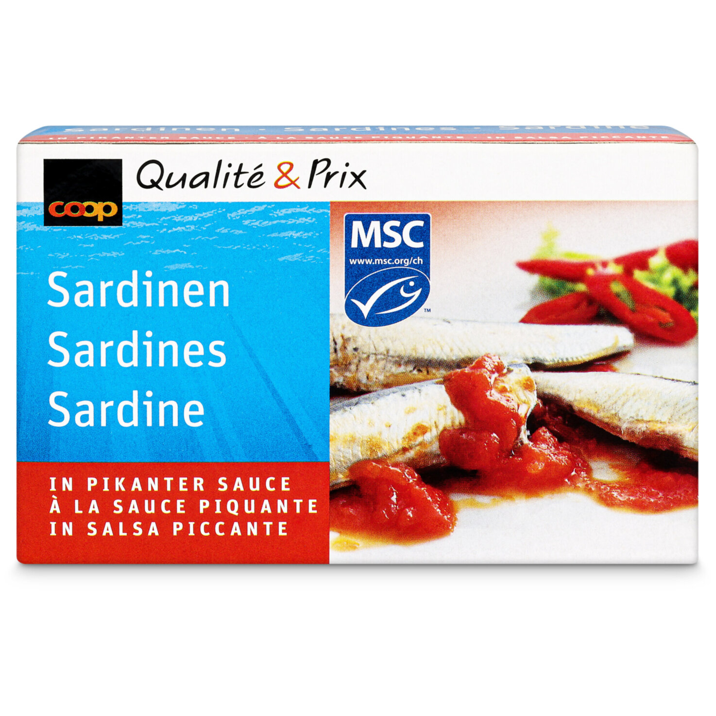 Sardinen in pikanter Sauce MSC