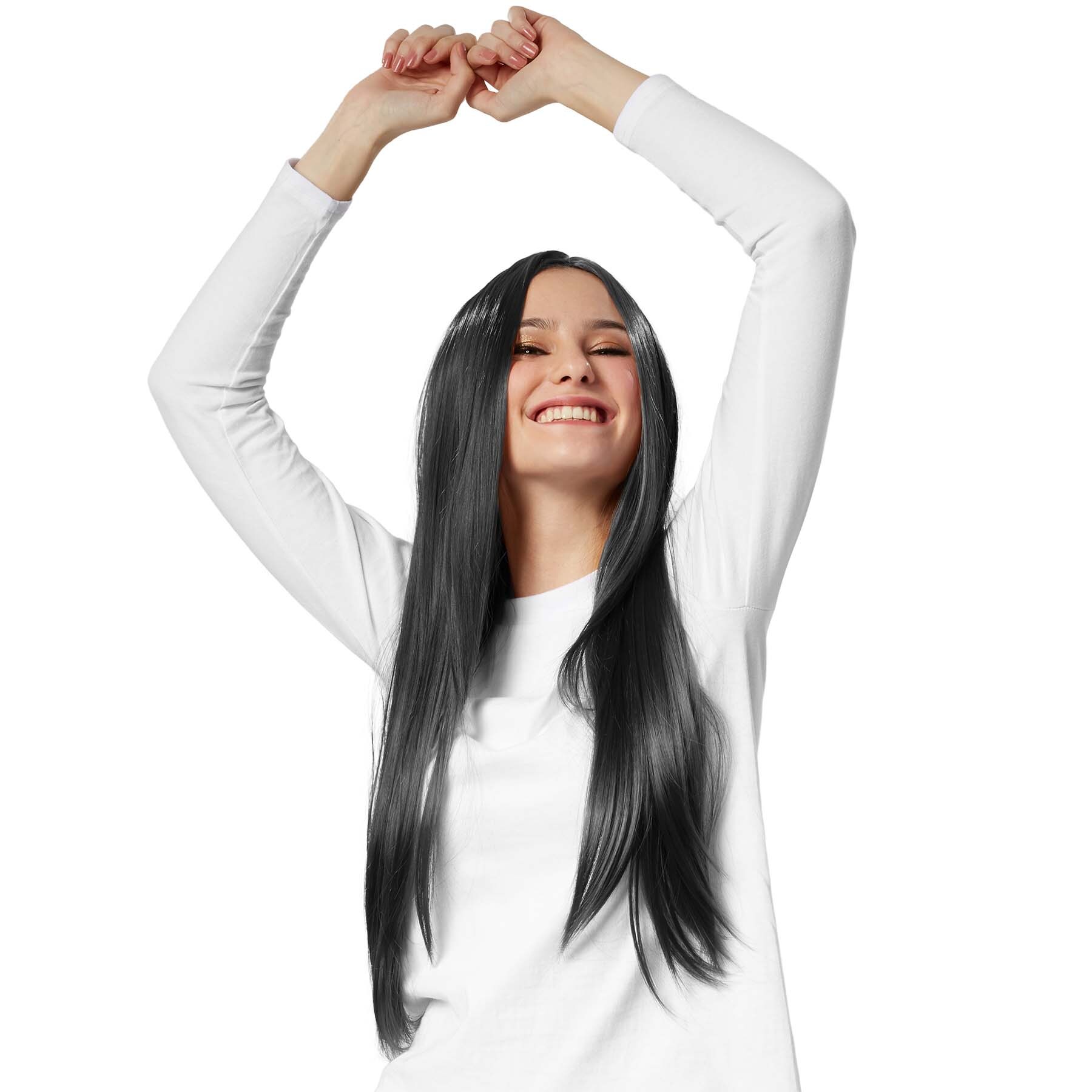 tectake® Perücke Lange Haare glatt