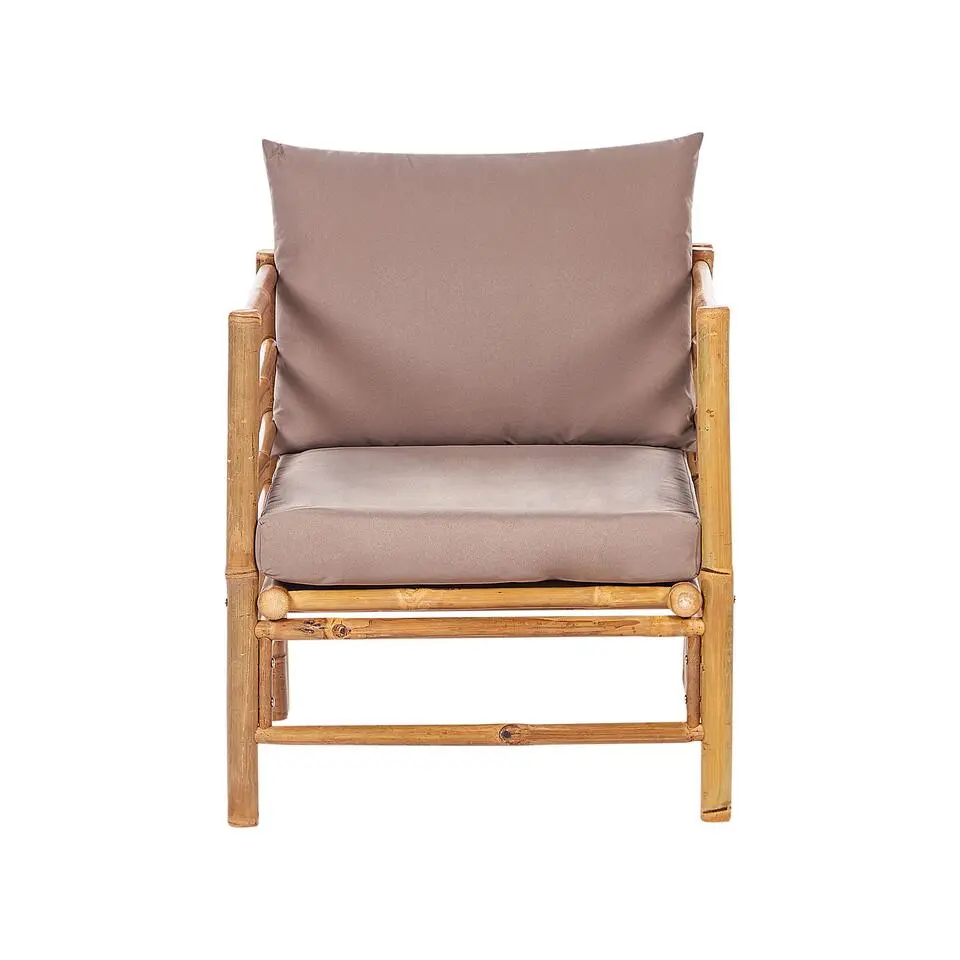 CERRETO - Loungeset 5-zits - Taupe - Bamboe