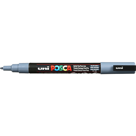 Posca PC3M vandbaseret tusch - skifergrå