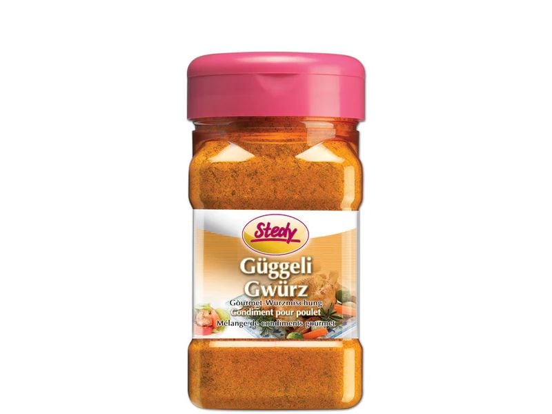 Stedy GüggeliGwürz 200 g Speziell Gewürz für Geflügel wie Hähnchen, Truten, Gans oder Ente