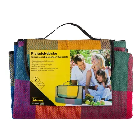 Idena Picknickdecke 130 x 170 cm kariert