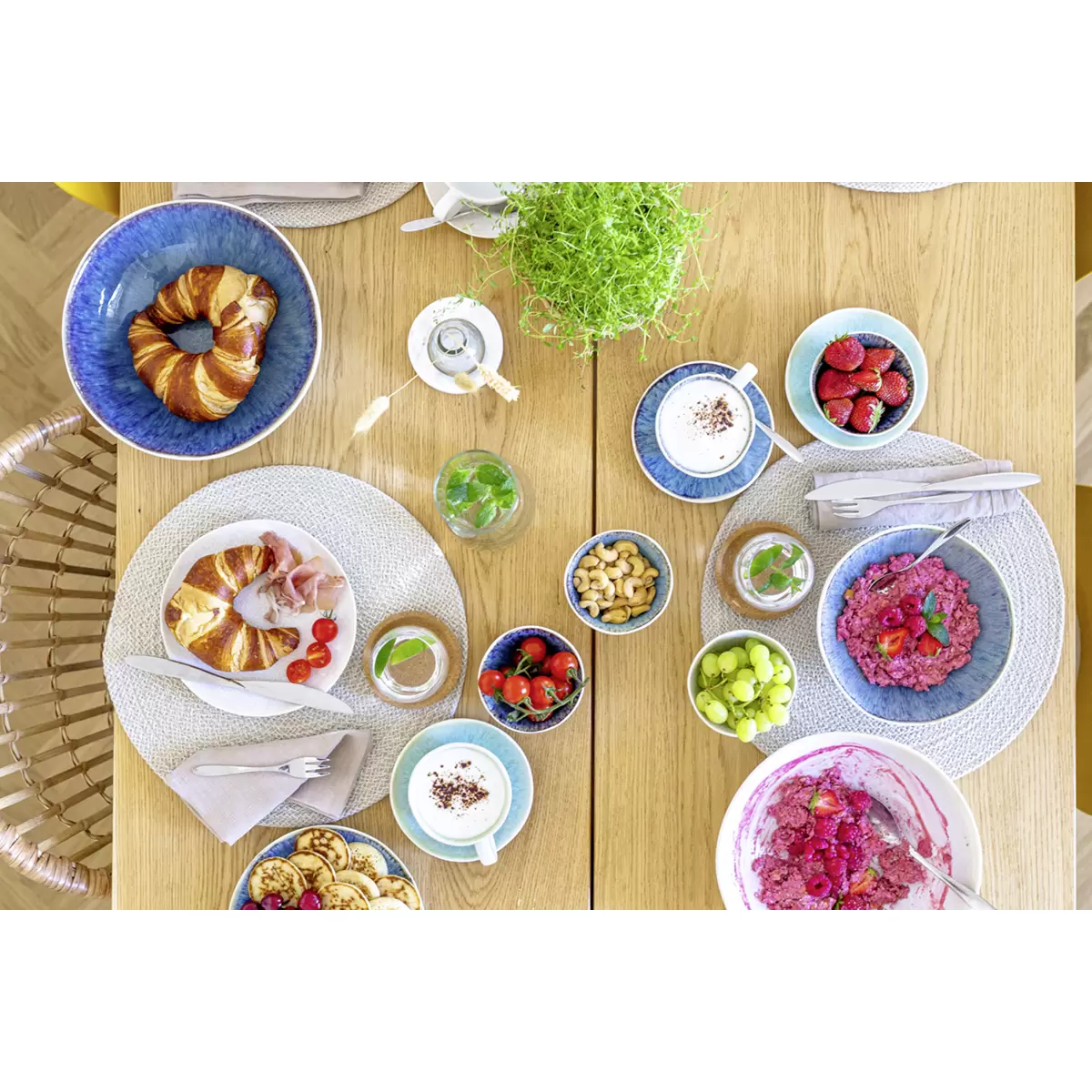 Bowl Set 9tlg. FROZEN Blau