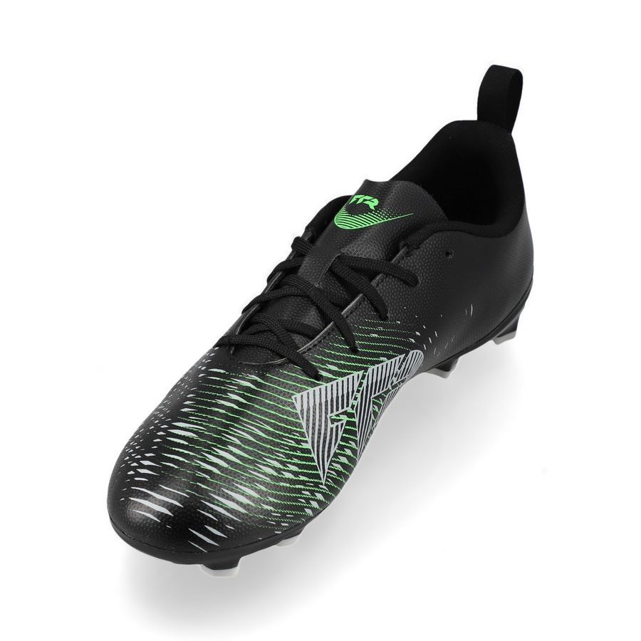 PUMA Future 8 Play FG/AG Eclipse - Noir/Cool Light Gray/Vert Enfant