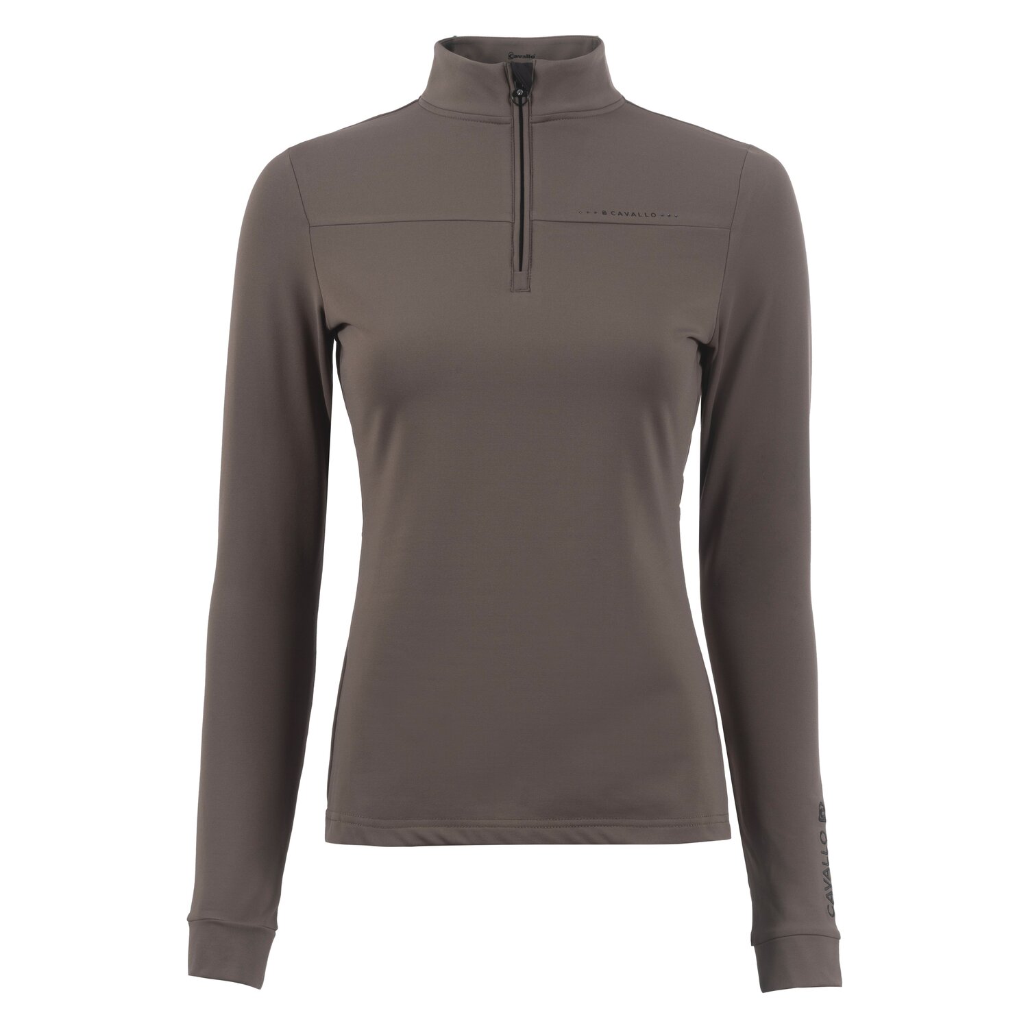 Cavallo Sweatshirt CAVAL ALL YEAR HALFZIP - sepia olive