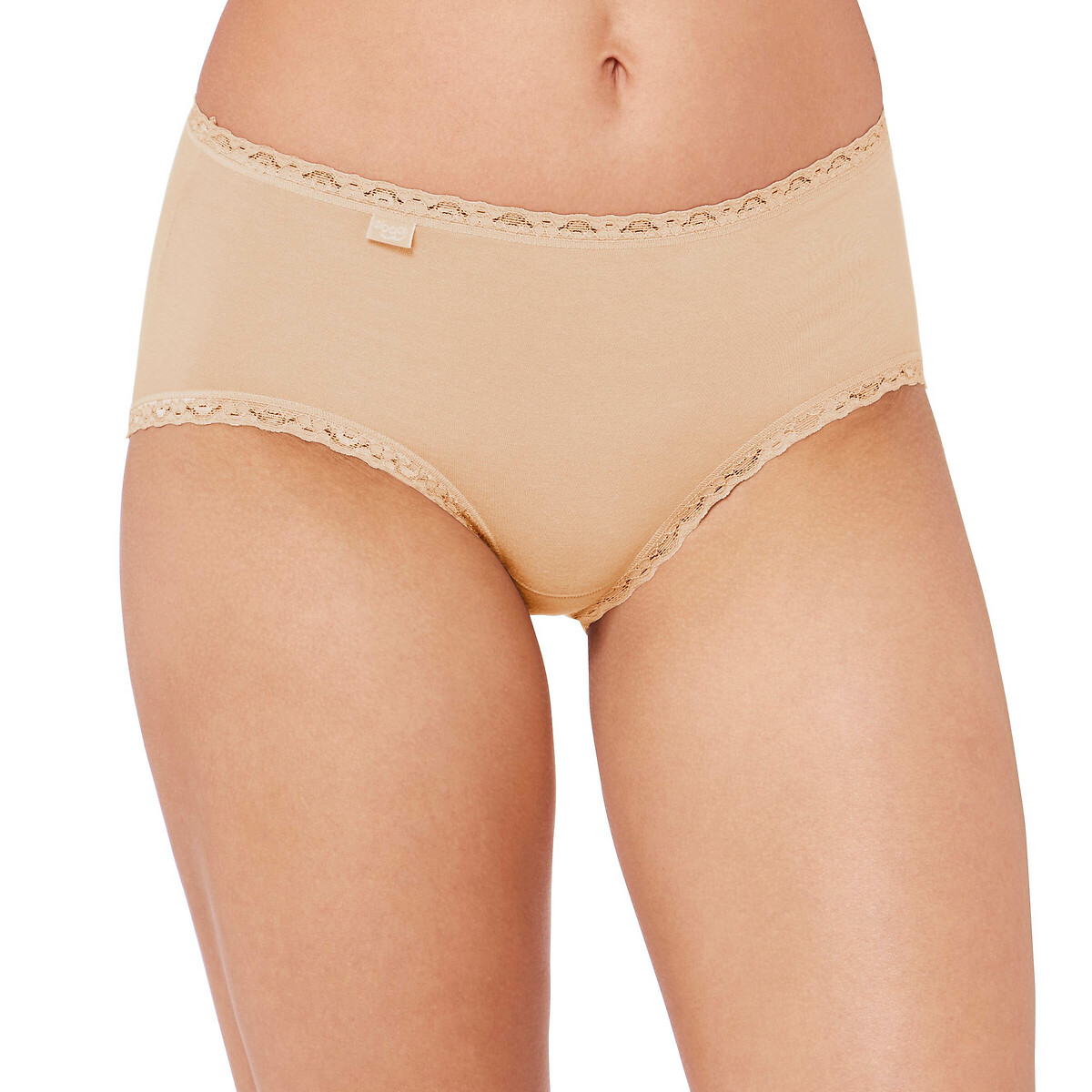SLOGGI<br>Conjunto de 3 vestidos midi de renda de algodão 24 horas por dia, 7 dias por semana