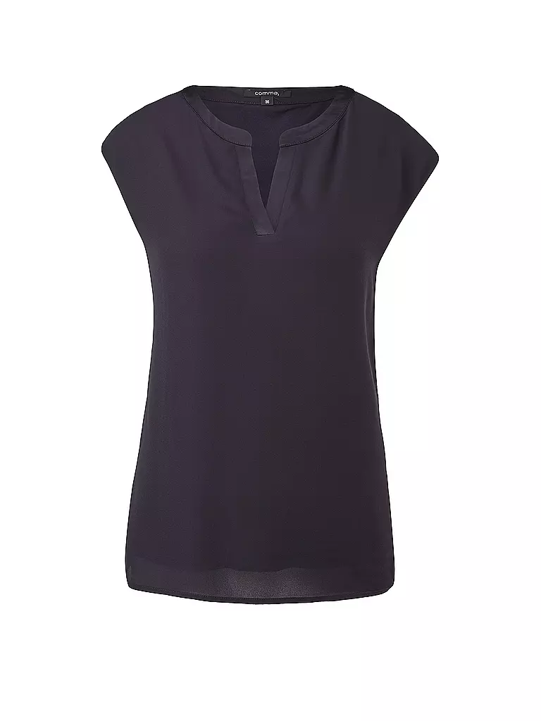 COMMA Shirt blau