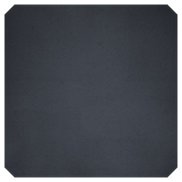 Betonpoer met plaat antraciet 18 x 18 x 58 cm