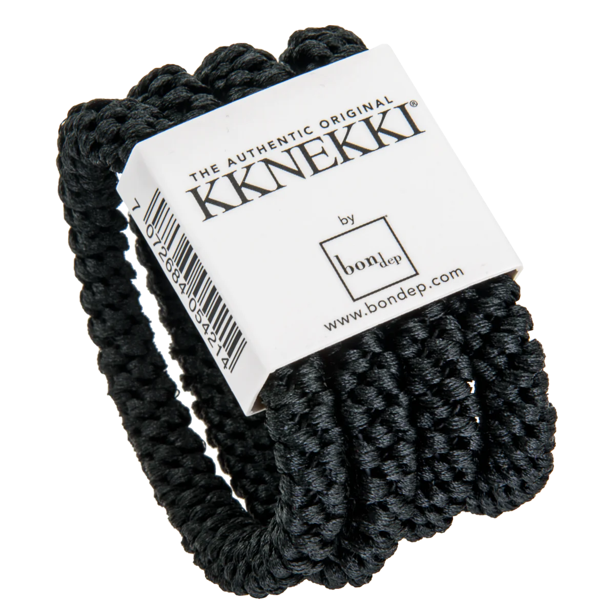 Bon Dep  Kknekki elastikker, 4 stk.   - Black