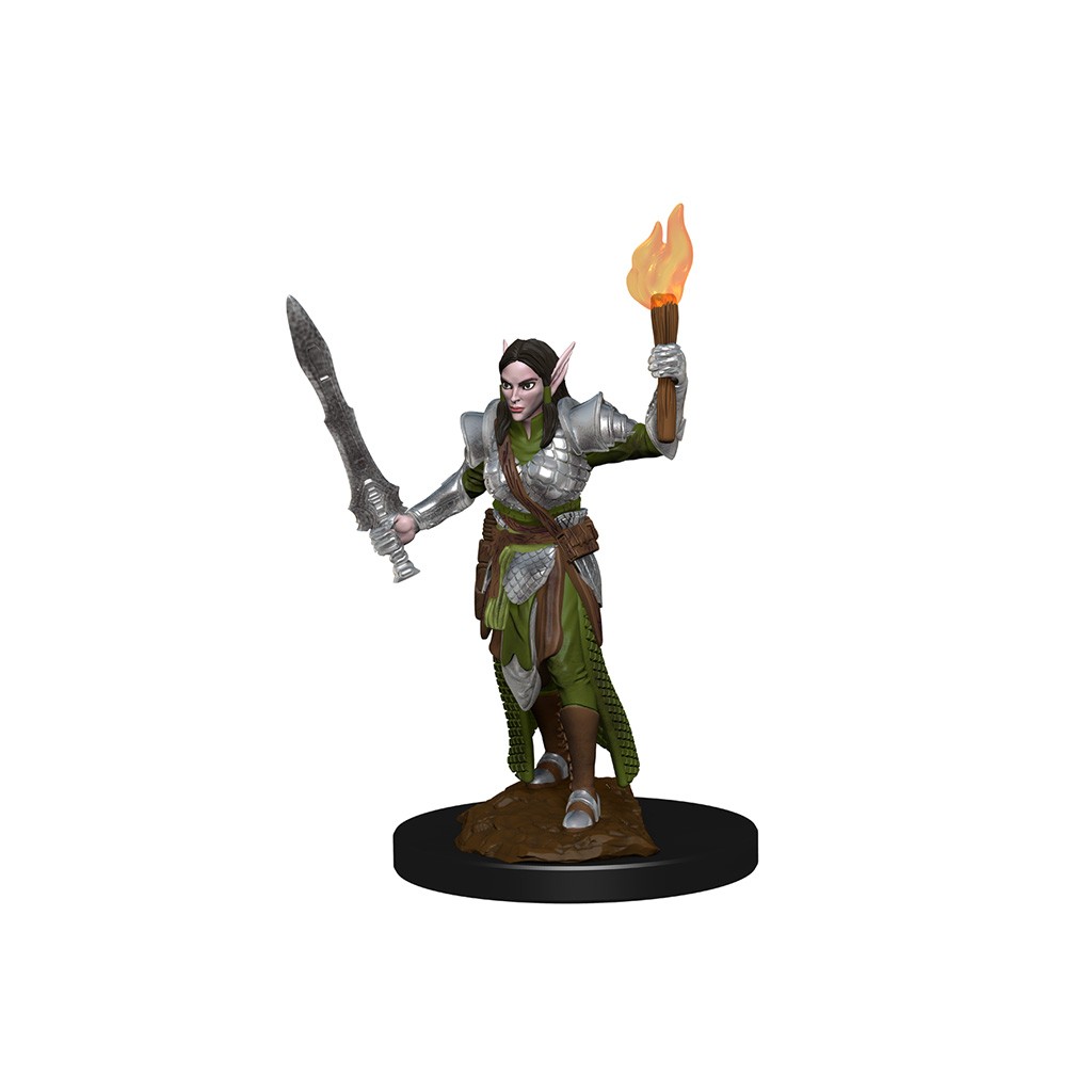 Pathfinder Deepcuts Unpainted Miniatures: Elf Female Fighter