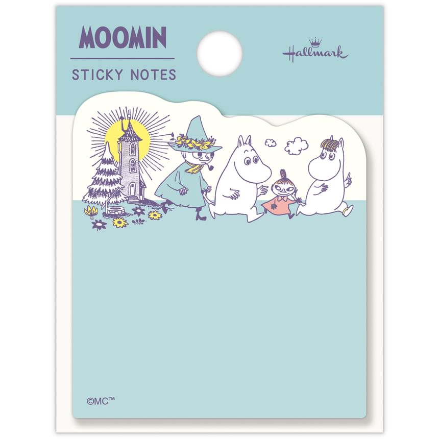 TANBAYA - MOOMIN Sticky Note Happy in Nature (Groen)