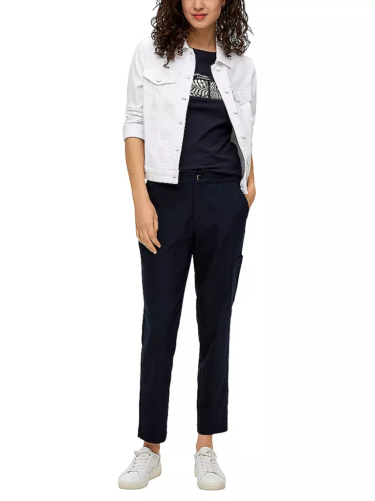 S.OLIVER Businesshose blau