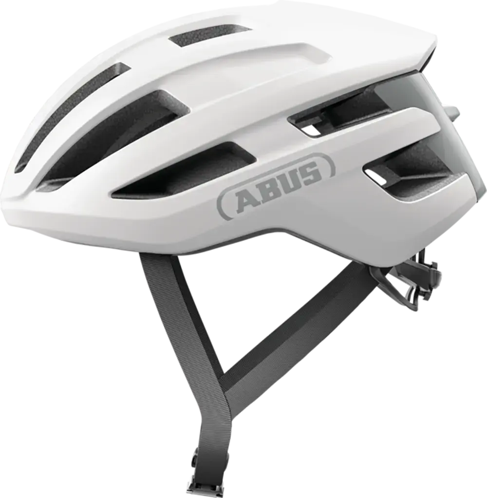 Abus PowerDome Race Fietshelm Polar Wit