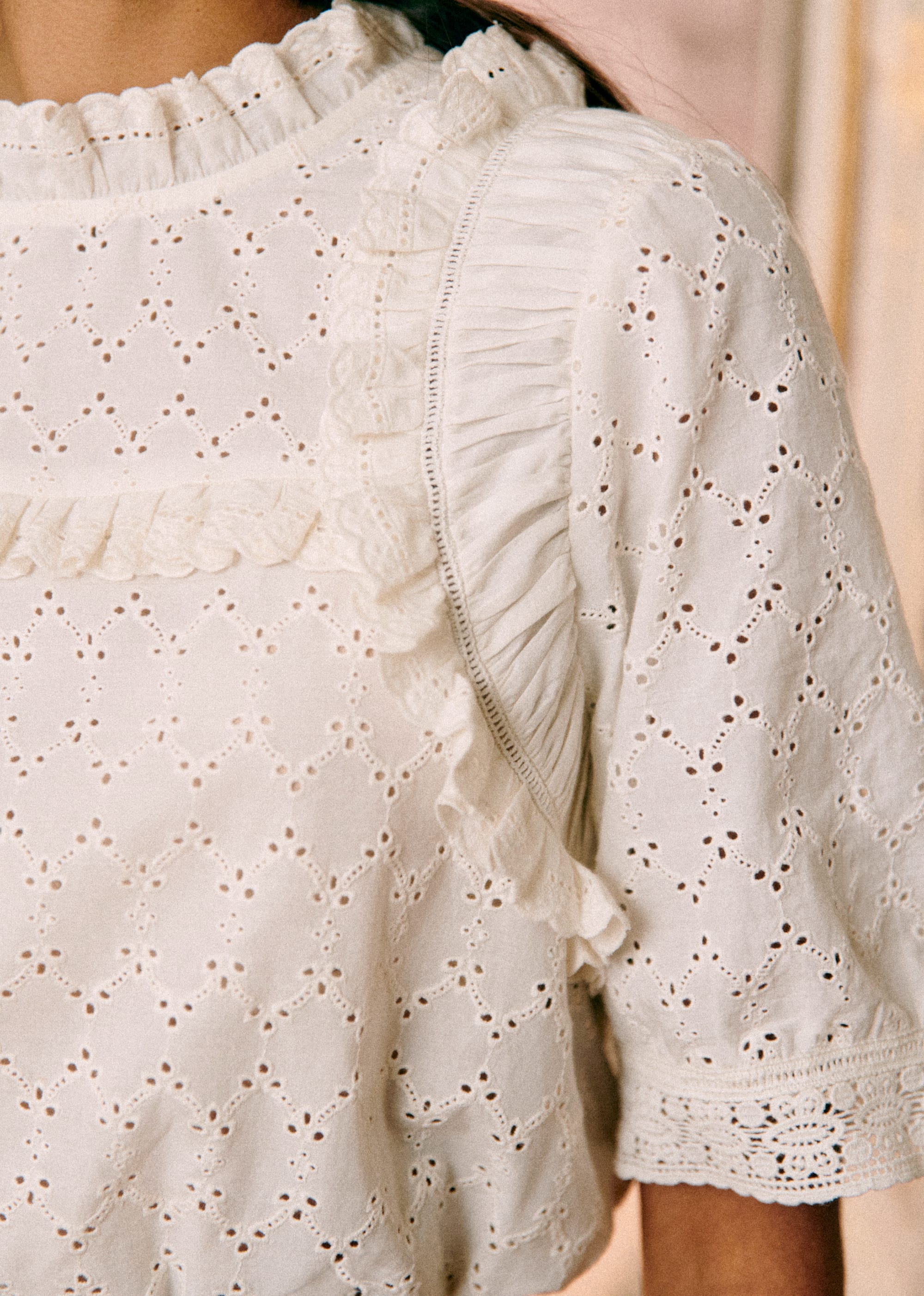 Blouse Thio - Ecru - E-SHOP/CHEMISES & BLOUSES 5905226