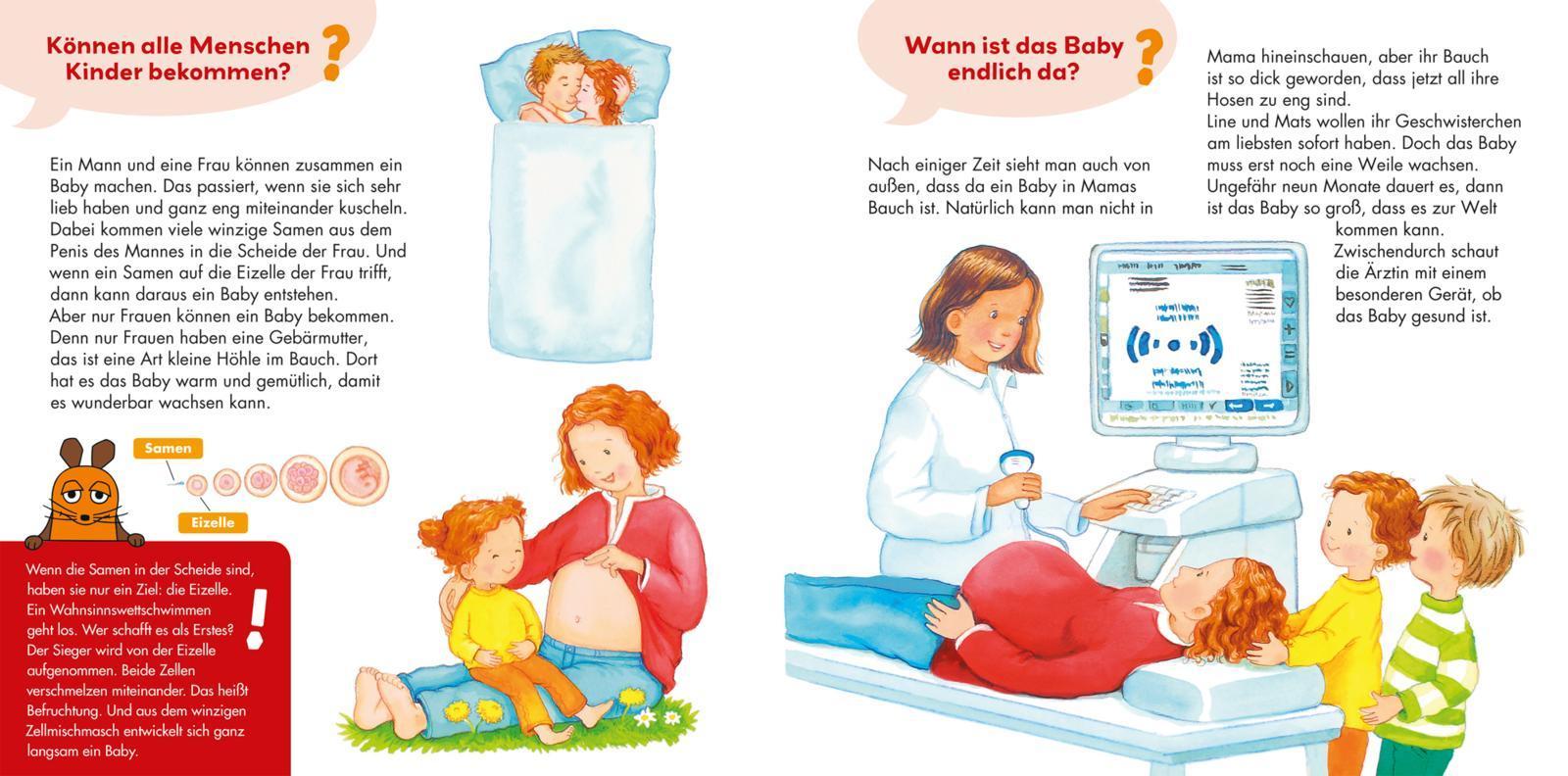 Wir bekommen ein Baby / Frag doch mal ... die Maus! Erstes Sachwissen Bd.8