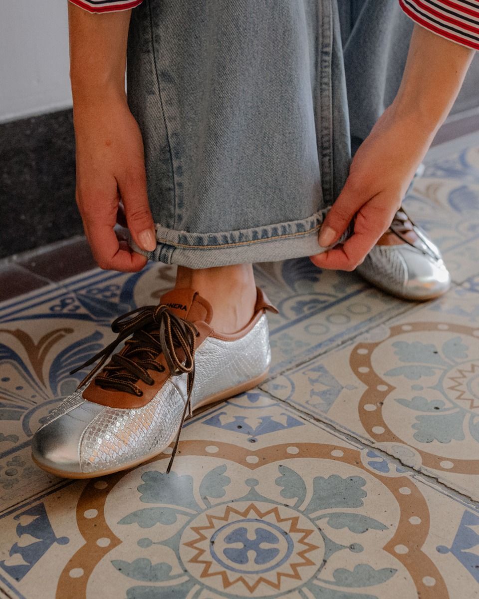 Halmanera 103 Zilver Damessneakers