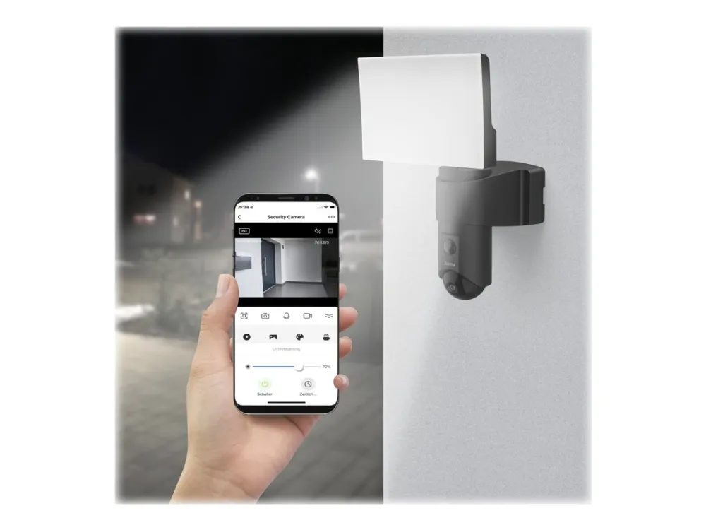 Hama - Netværksovervågningskamera - udendørs - støvproof / vandproof - farve (Dag/nat) - 1920 x 1080 - 1080p - audio - trådløs - WiFi