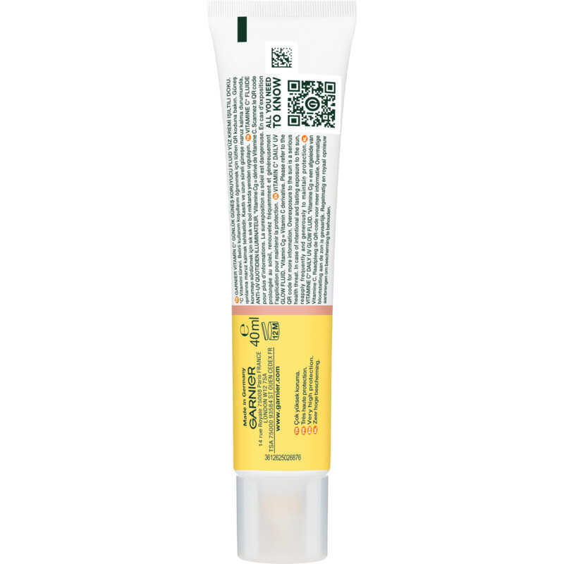 Garnier SkinActive glowy fluid SPF50+