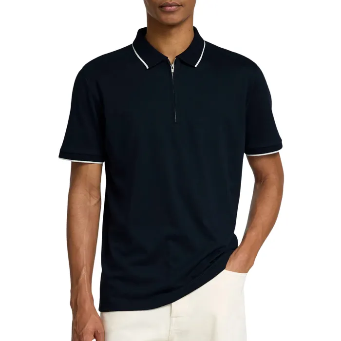Selected Fave Sport Zip Polo Heren