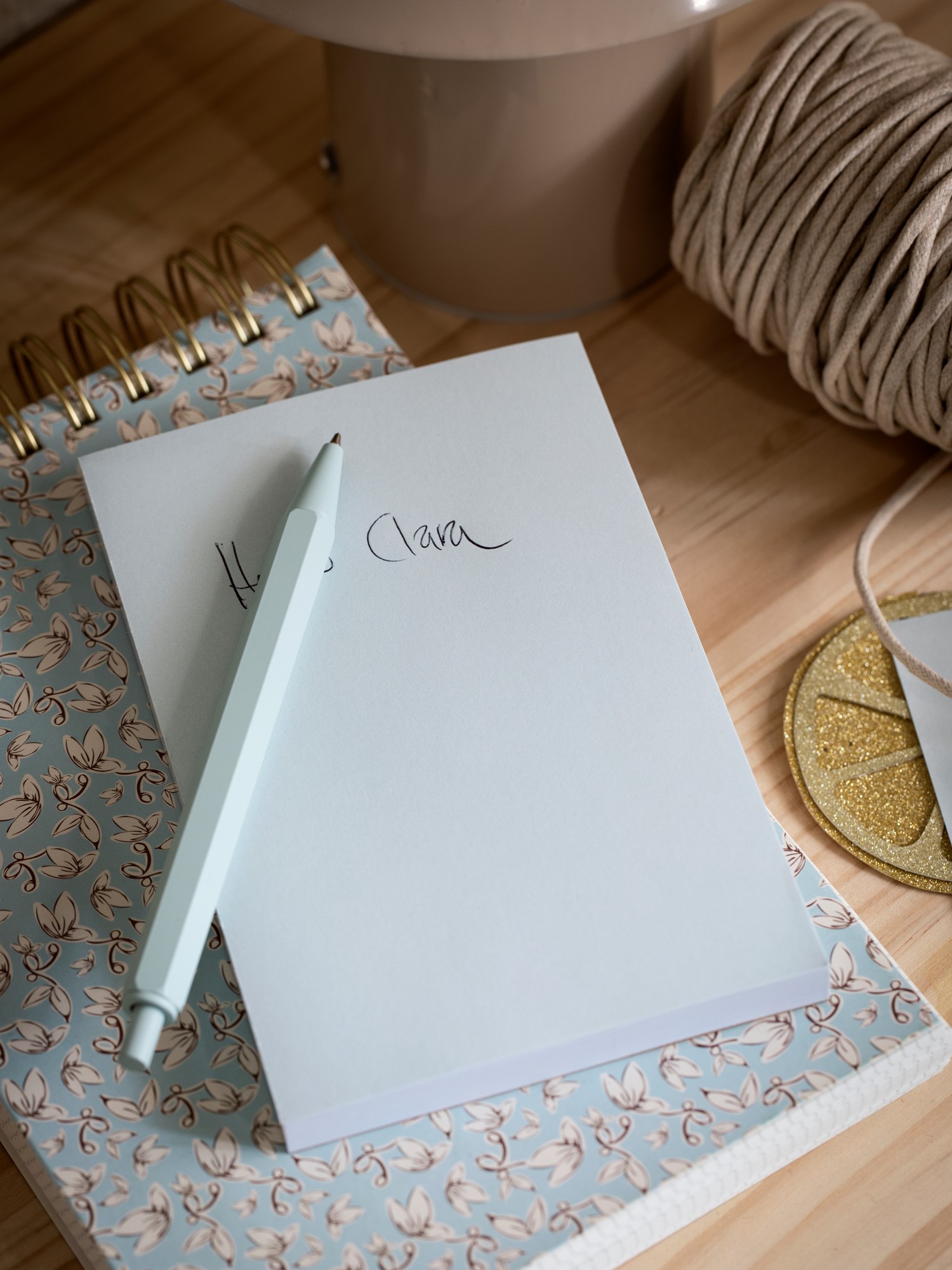Notesblok | Papir. 15 x 11 cm. | Mint