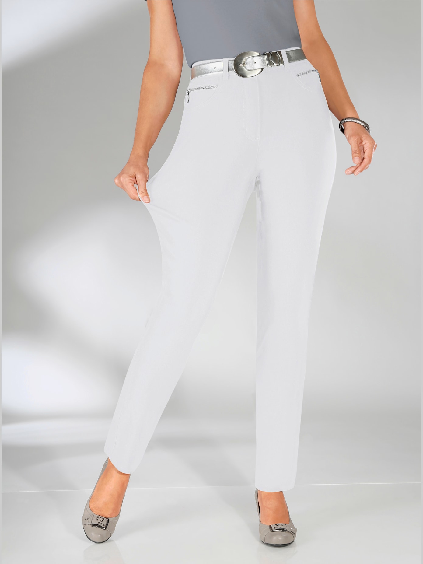 Pantalon confortable avec poches zippées