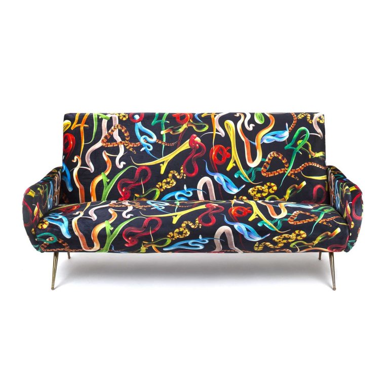 Seletti Toiletpaper Lounge sofa 3-zits Snakes