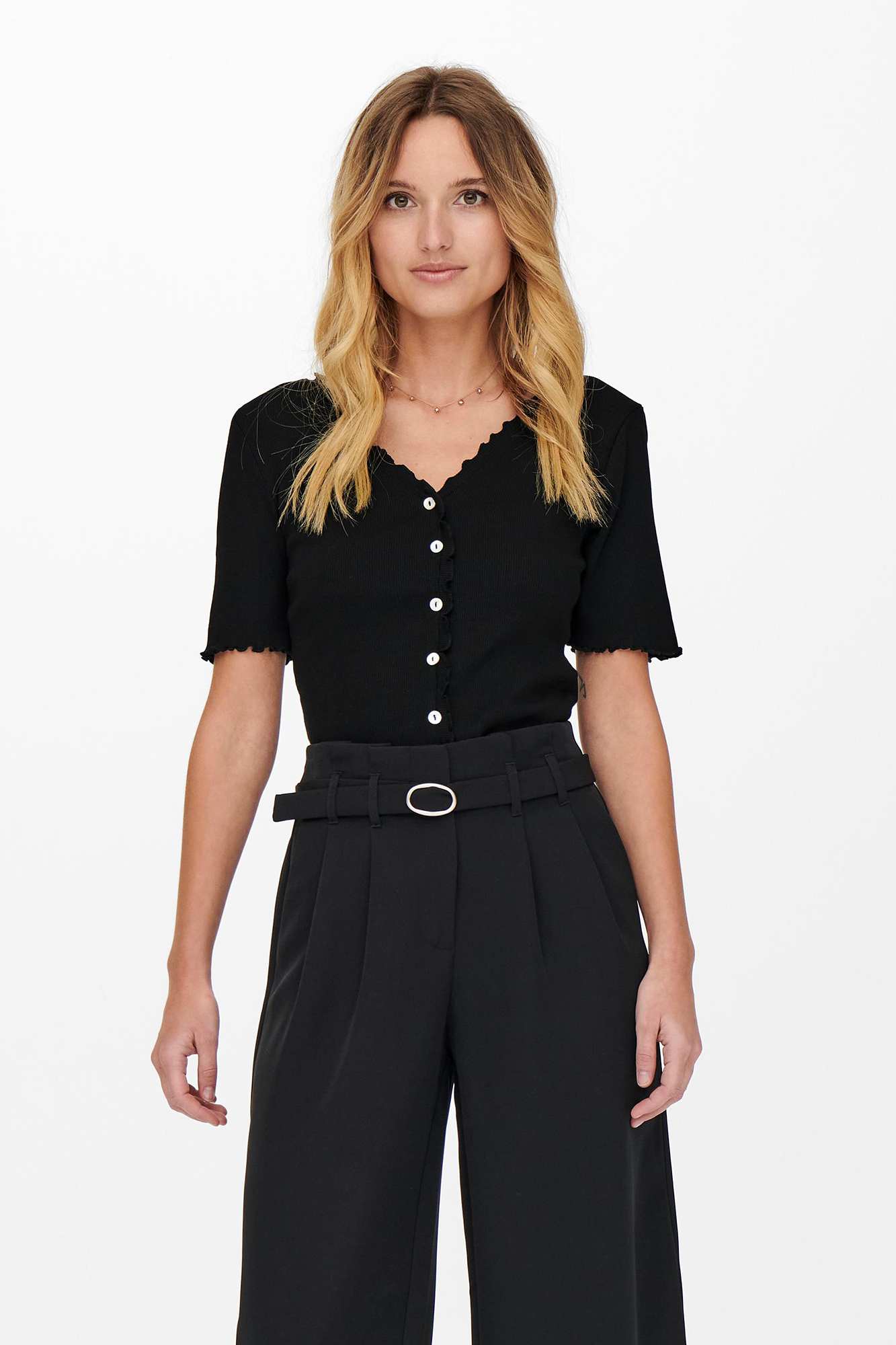 Blusa de manga curta