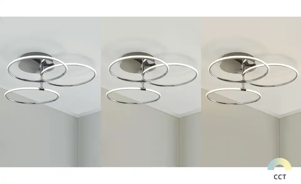 KHG LED Deckeneluchte 3-flammig