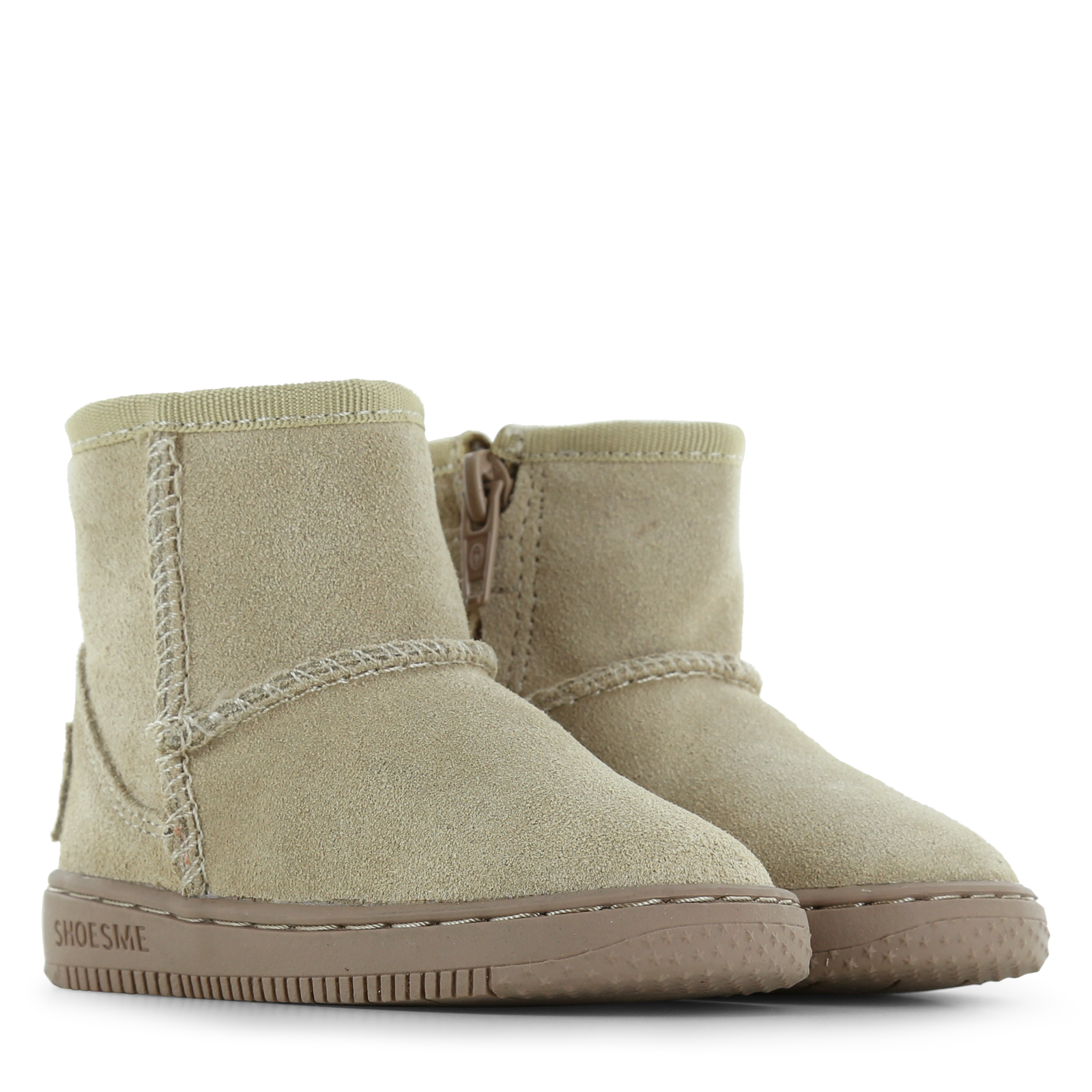 Shoesme beige Stiefel mit flauschigem Futter
