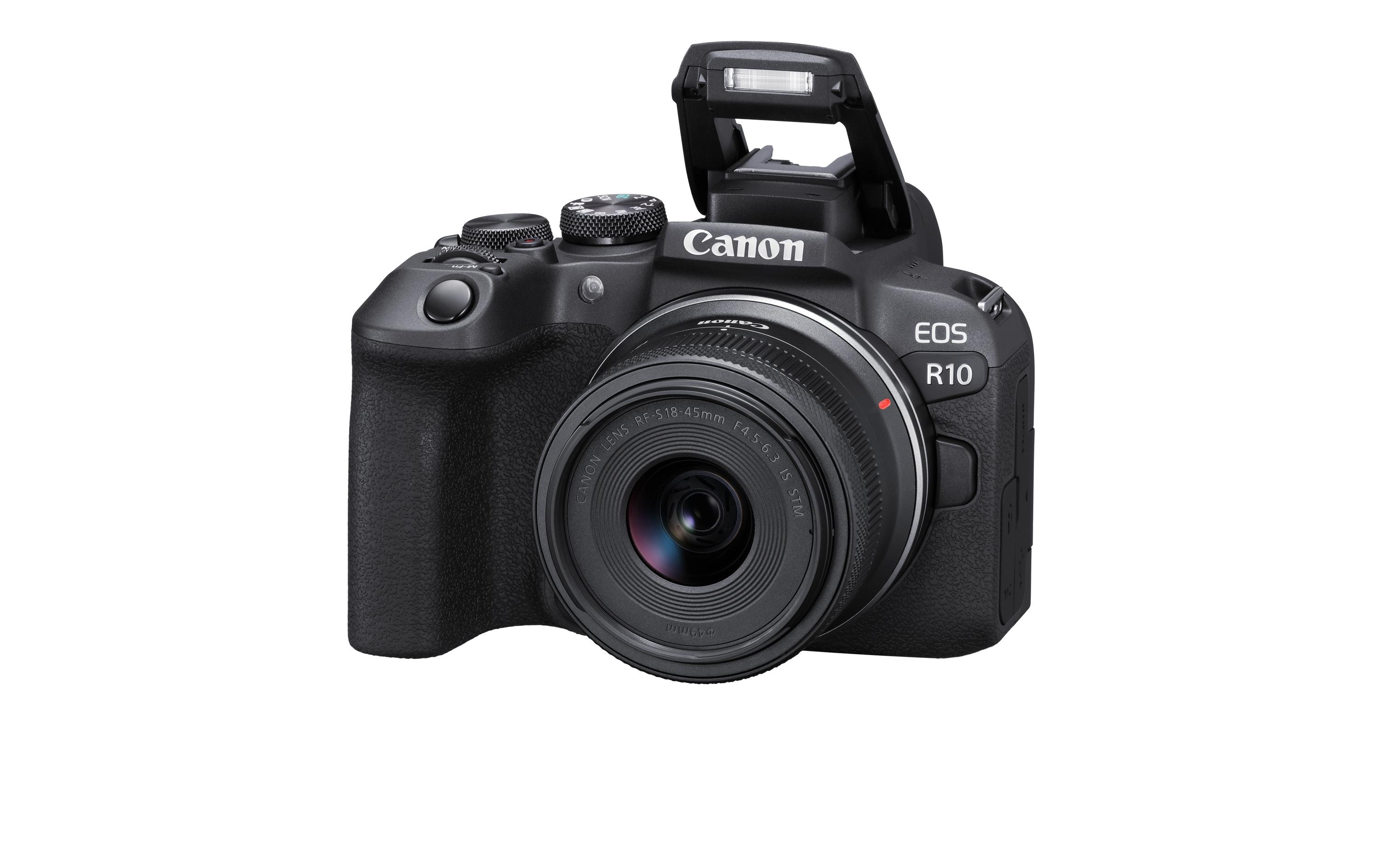Fotokamera EOS R10 inkl. RF-S 18-45 F4.5-6.3 IS STM<br>Mehr Technologie, mehr Funktionen, mehr Mobilität und mehr Kreativität