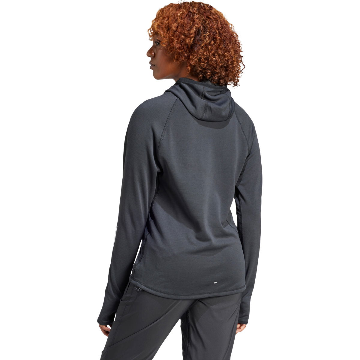 adidas Own The Run 3-Stripes Hood Løbetrøje Dame