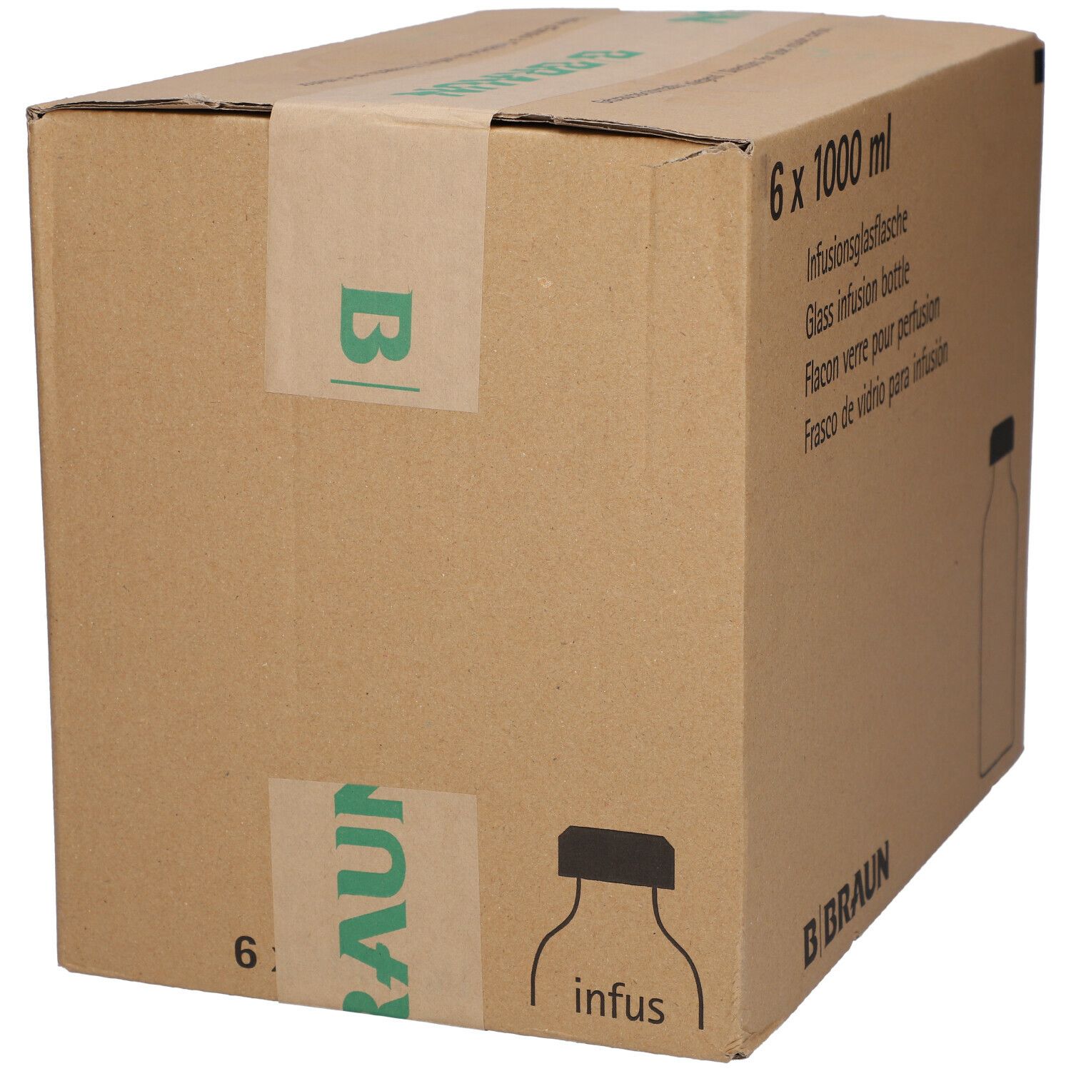 Isotone Kochsalz-Lösung 0,9% B. Braun, Glasflasche