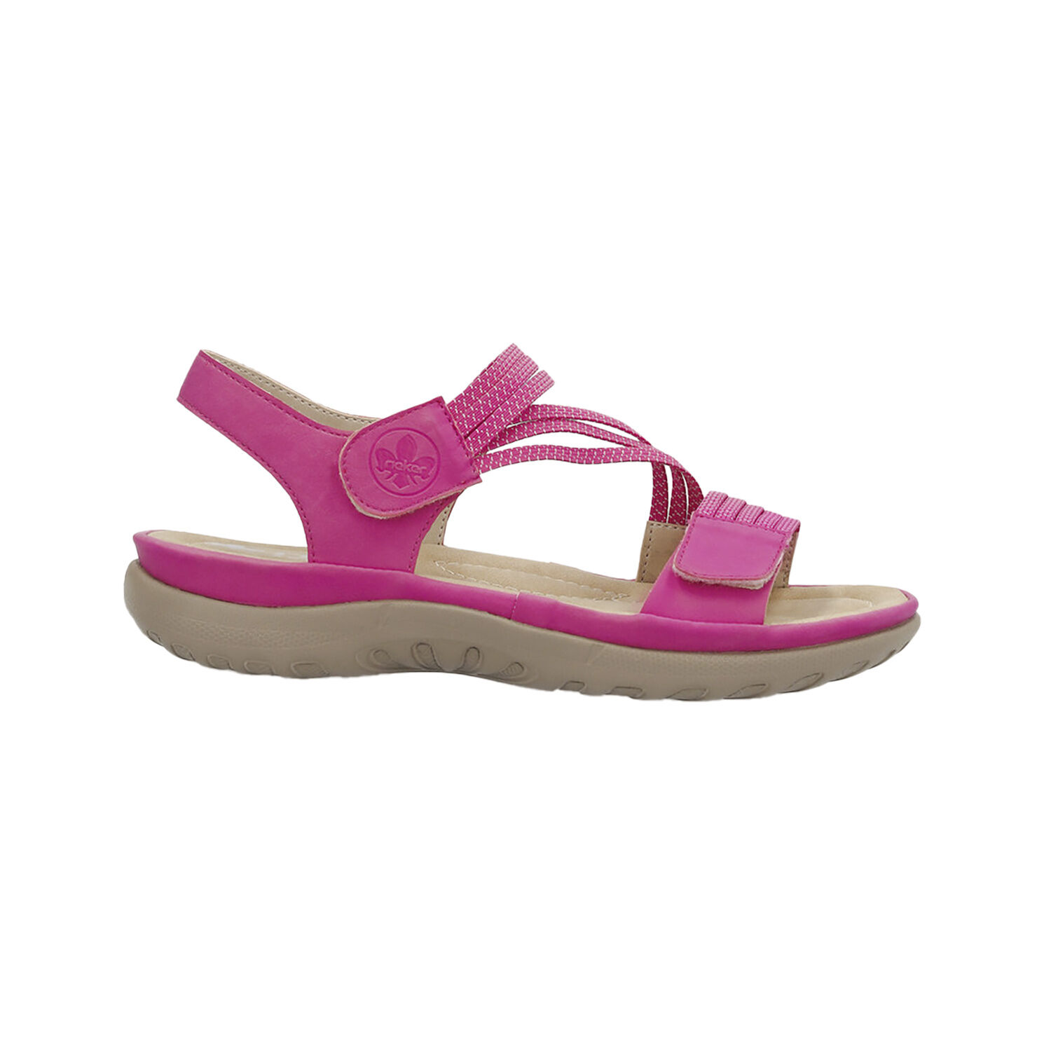Modische Rieker Sandale aus weichem Softmaterial