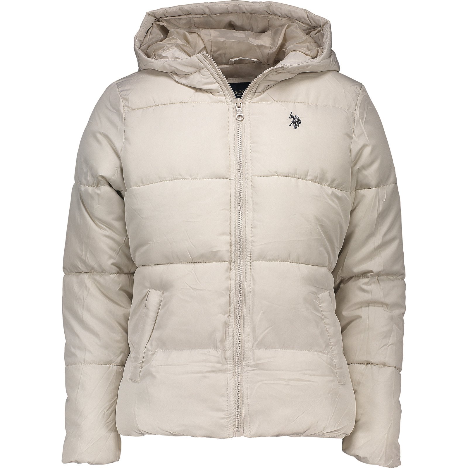 U.S. Polo Assn. Damen-Jacke L, offwhite