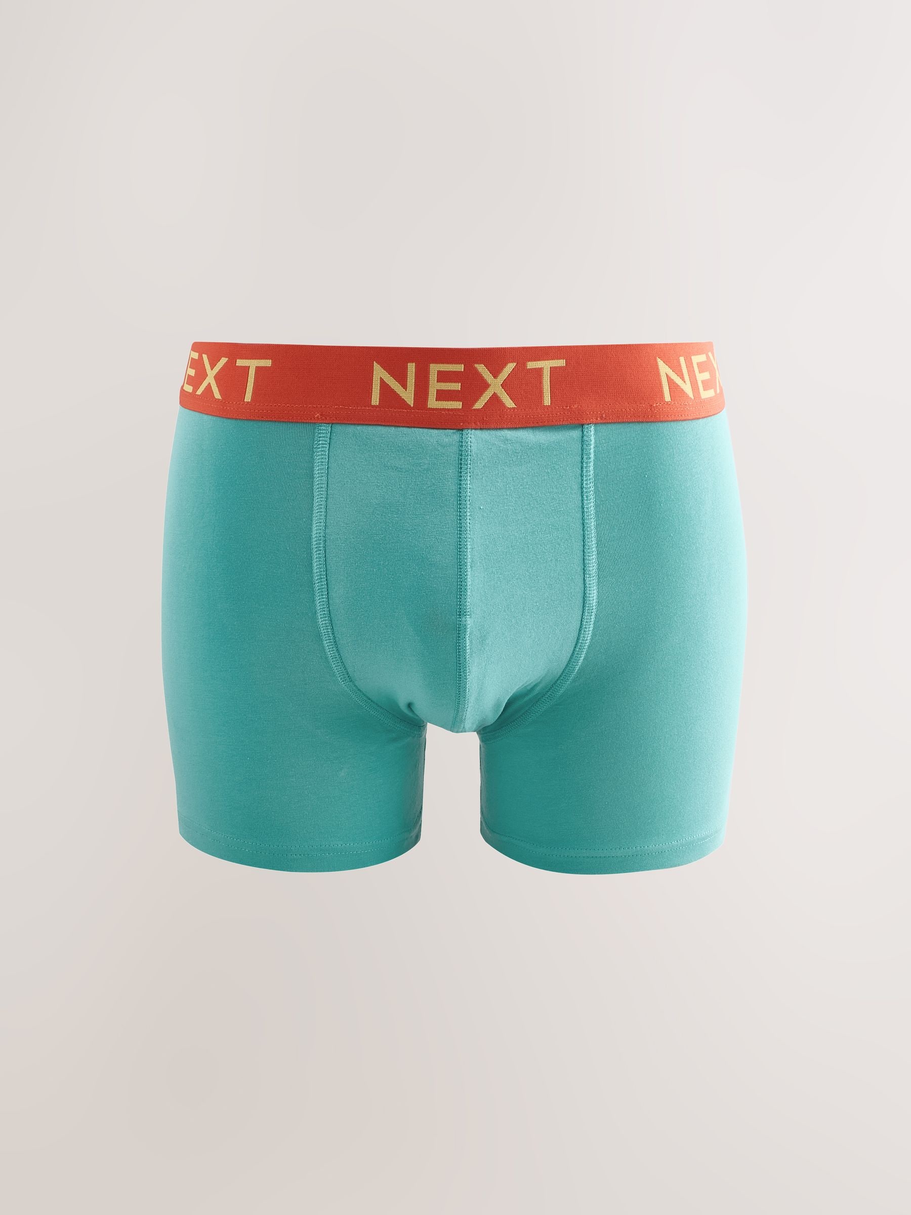 Marineblauw fel Paarse/ Oranje taillebanden - Katoenrijke trunk boxershorts verpakking van 10