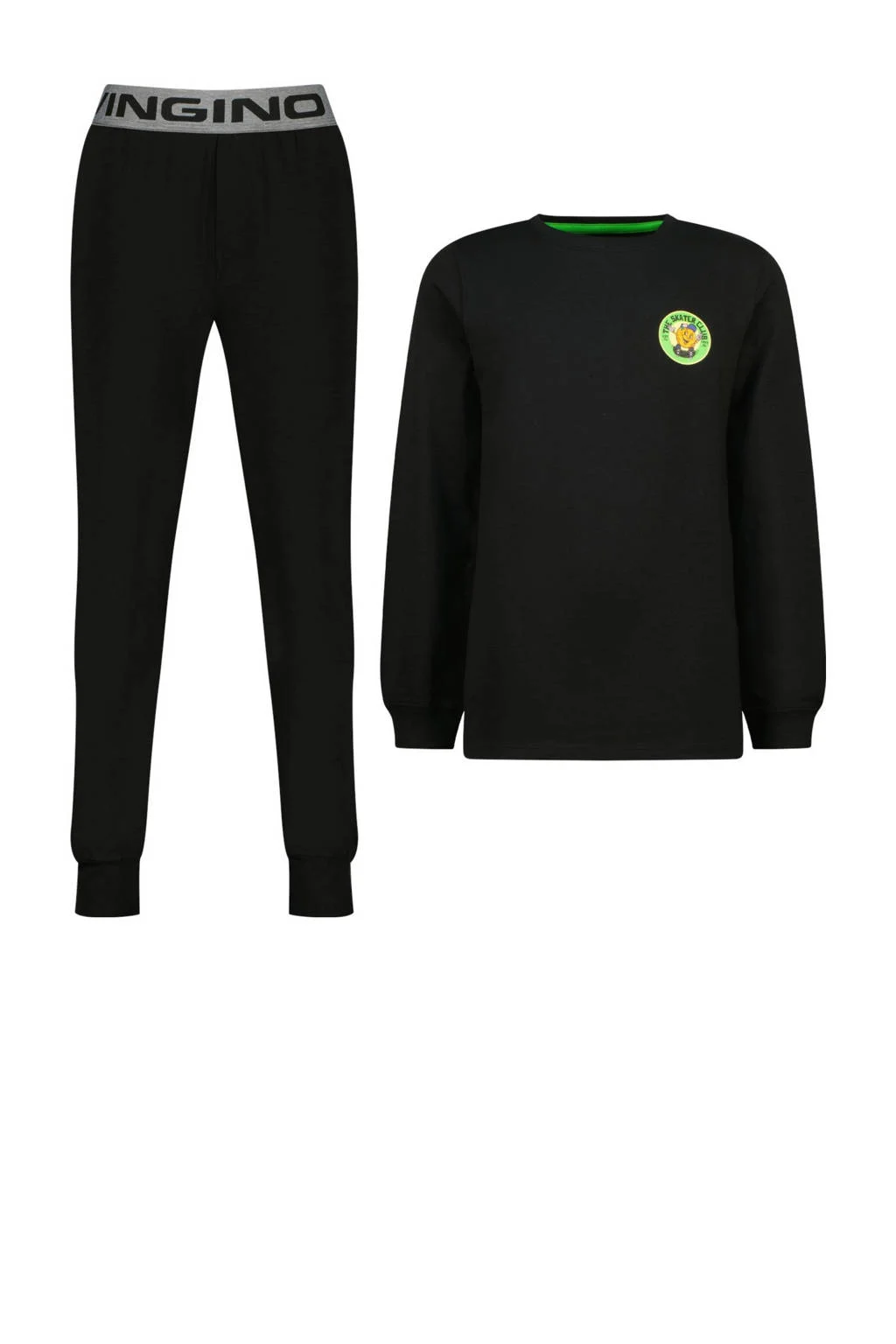 Vingino pyjama Wodan zwart