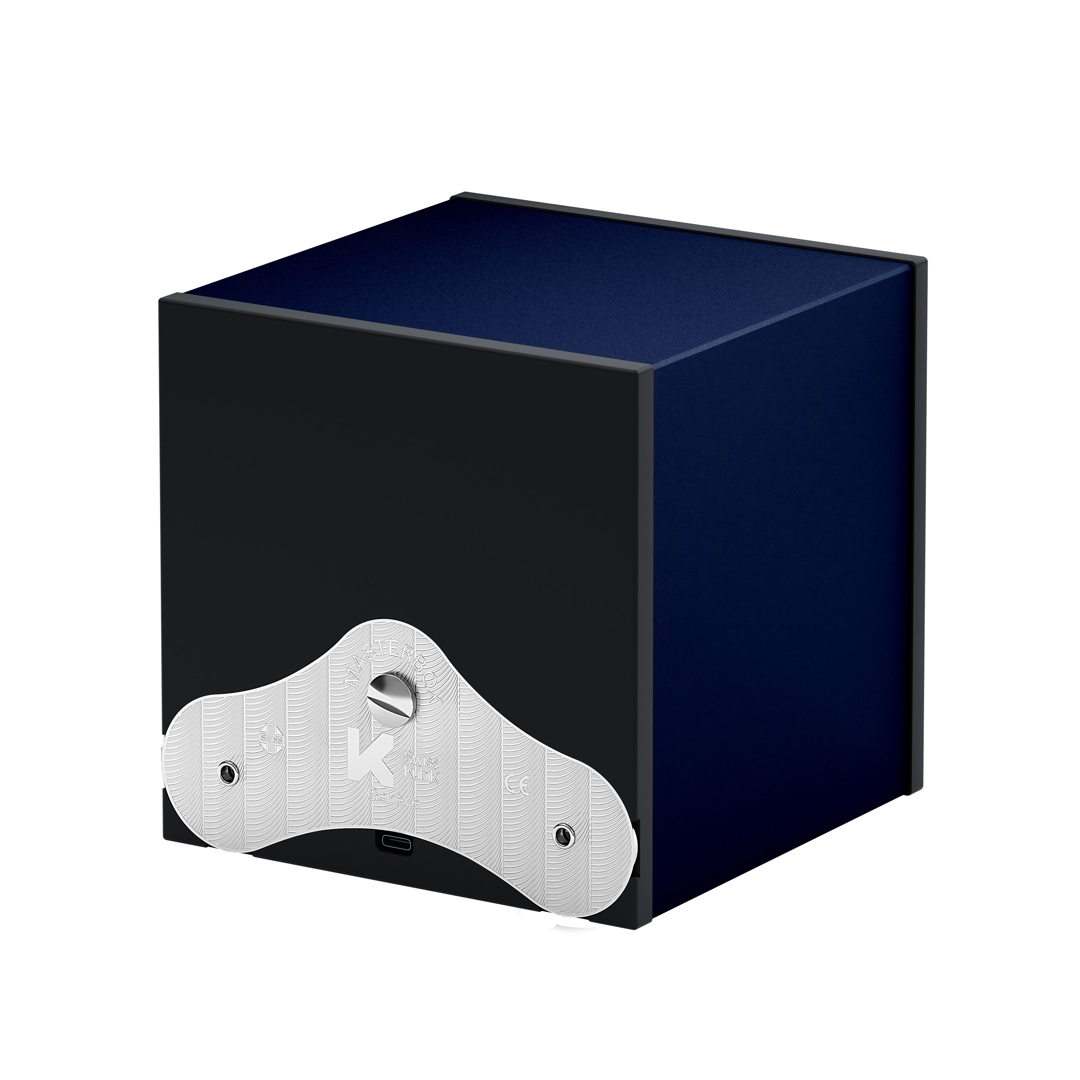 SwissKubik Masterbox Aluminium Marineblau - 1 Uhr
