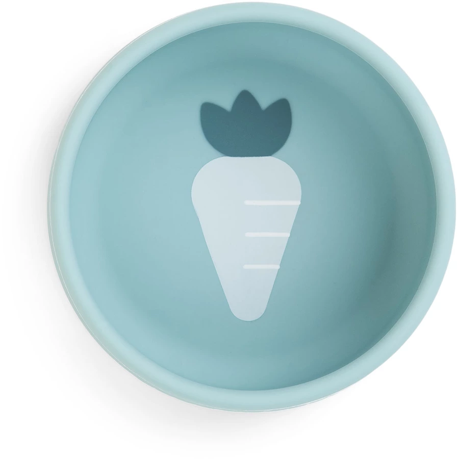 Done by Deer™ Silikon Geschirr-Set First meal blau