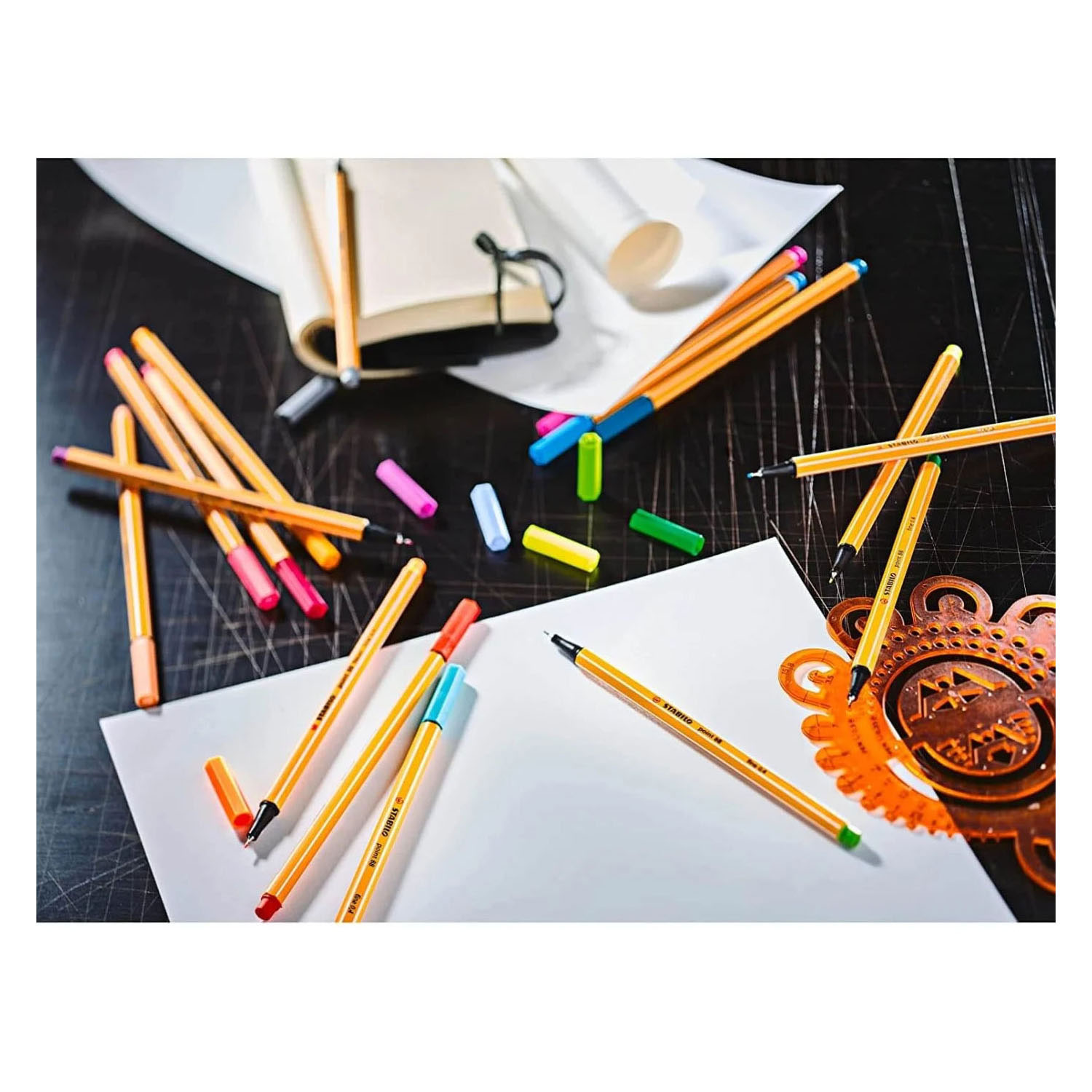 STABILO Creative Set - Pen 68 & Point 88 Pastel - ARTY - Combi Etui 36 Stuks