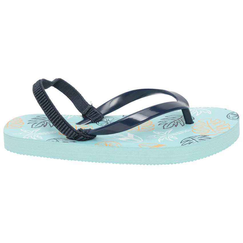 Tongs imprimé feuillage pour garçon avec lanière selon l'âge