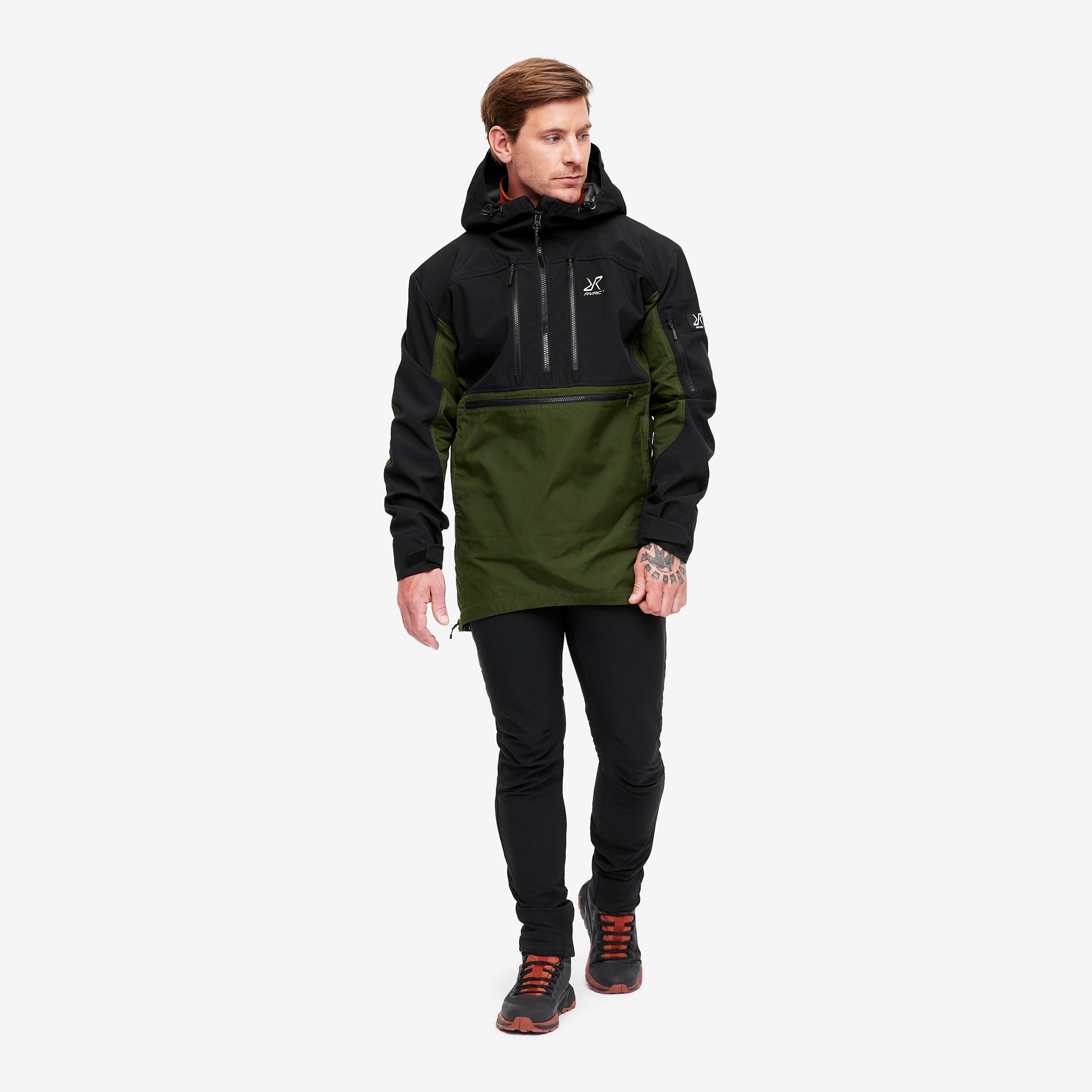 Outdoor Anorak Herre Forest Green