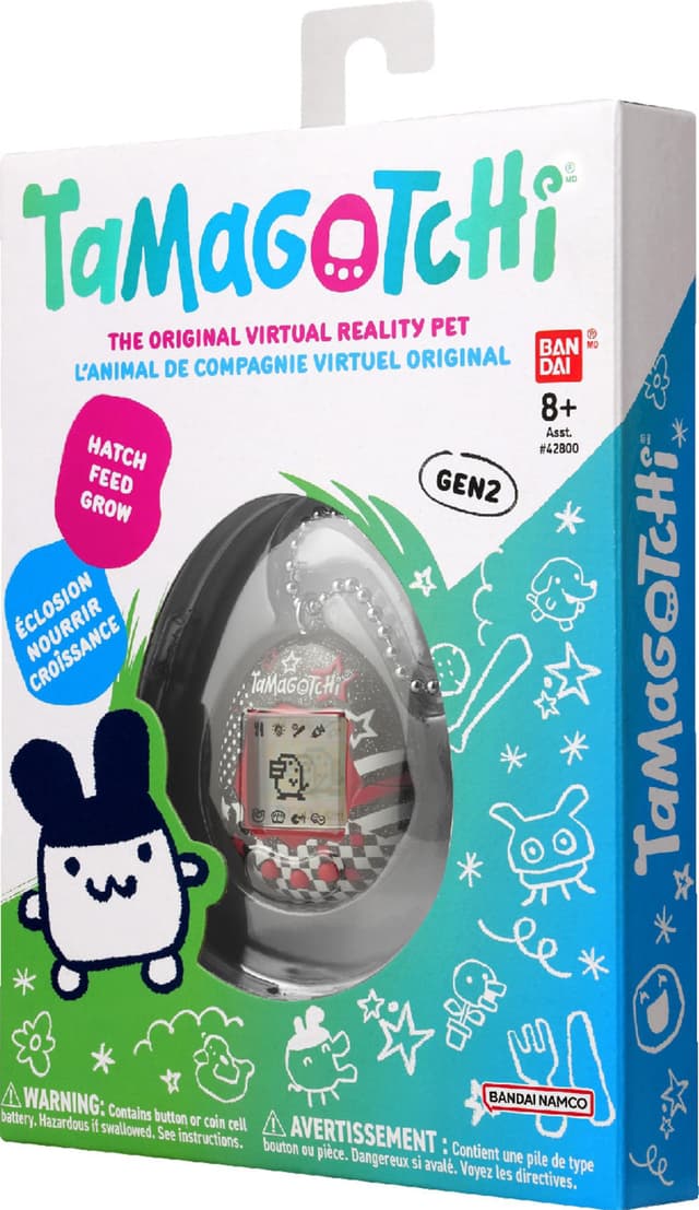 Tamagotchi elektronisk babydukke (Rock Glitter case)