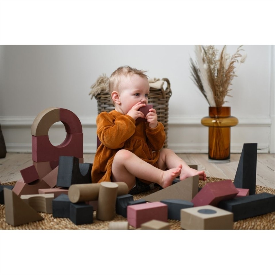 BabyTrold - Byggeklodser i skum - Sand