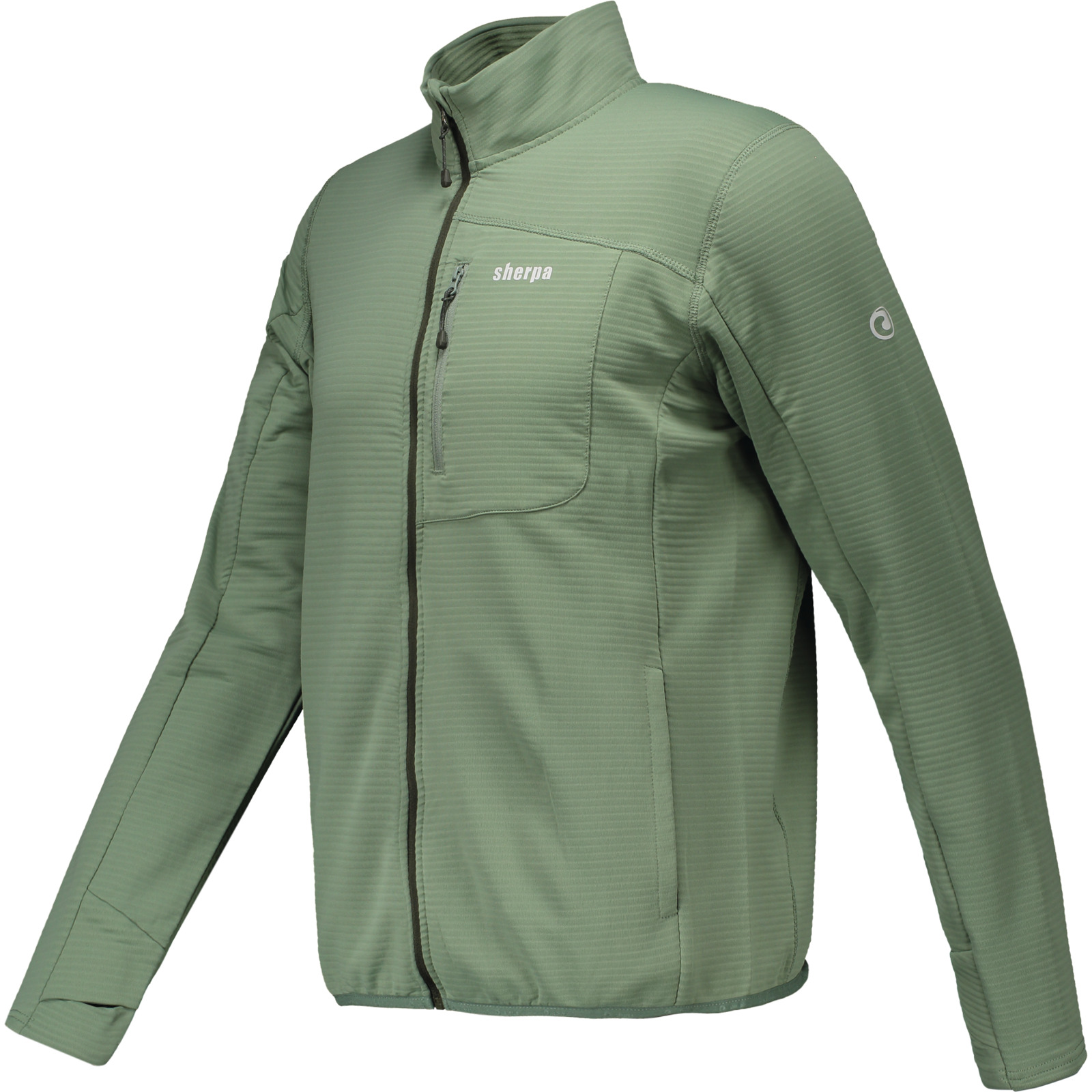 Sherpa Herren-Fleecejacke Rumtek S, olive