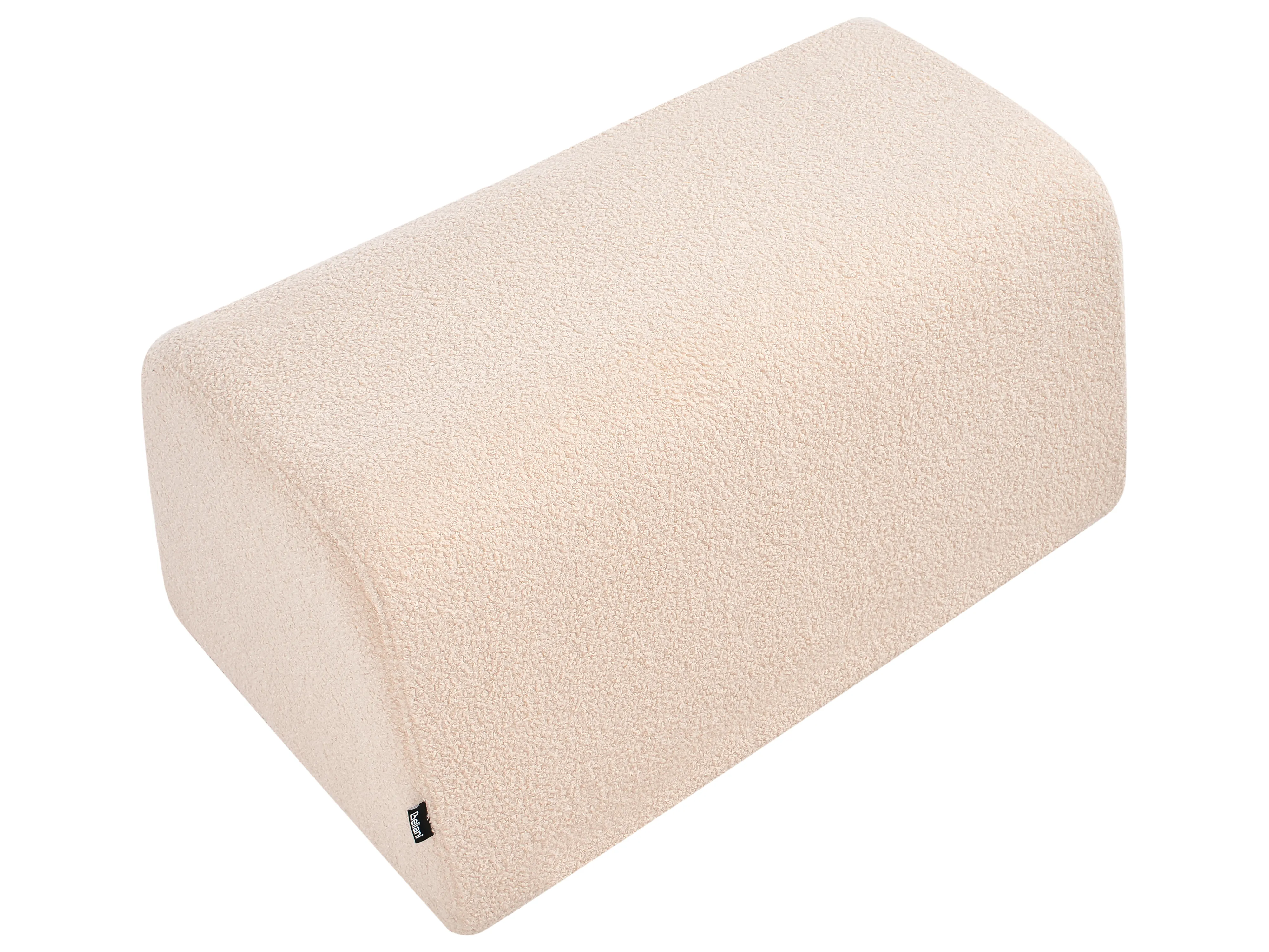 Poef SINCLAIR Bouclé Beige
