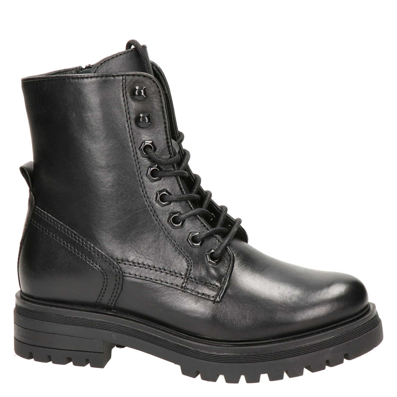 dames veterboot Nelson Zwart