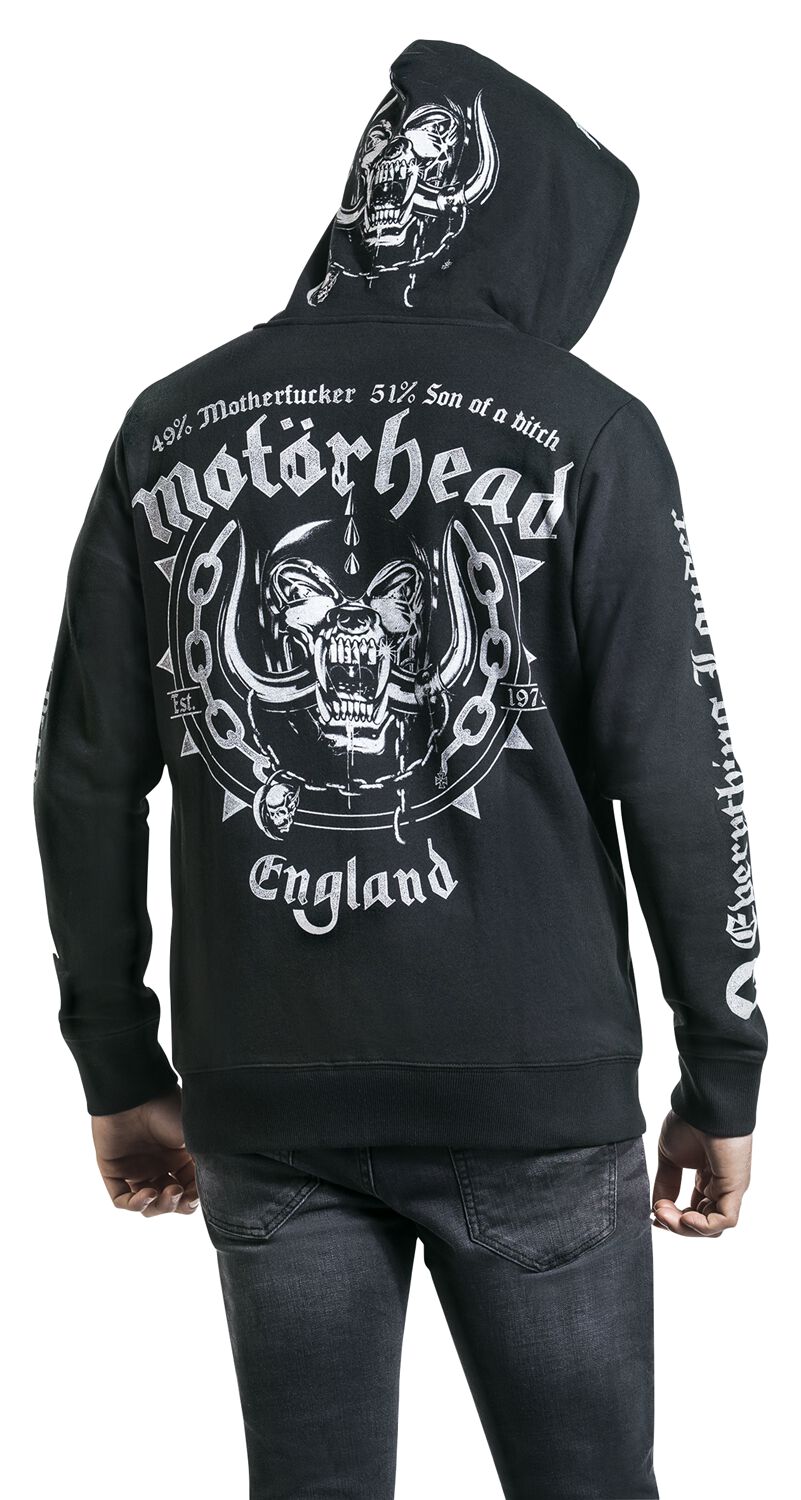 England | Motörhead Sweat-shirt zippé à capuche