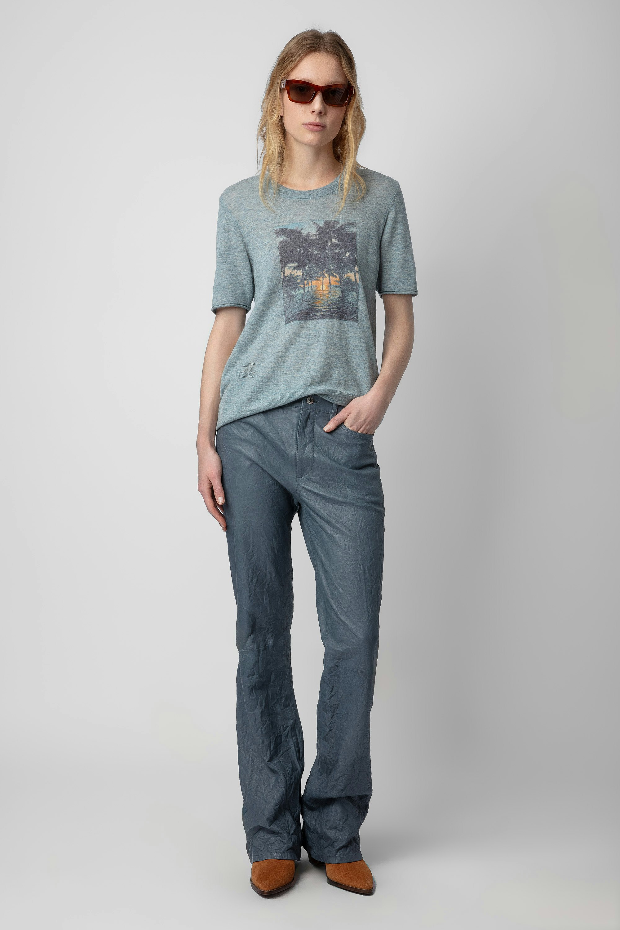 Pull Ida Photoprint Cachemire