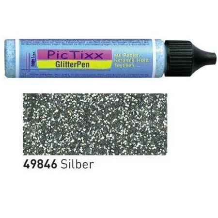KREUL PicTixx GlitterPen Silber 29 ml