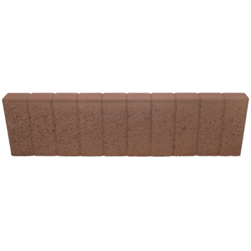 Stonewish palissade quadroband 8 x 25 x 100 cm beton bruin